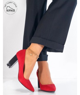 Klassikalised naiste bordoovärvi kingad DFL323RE